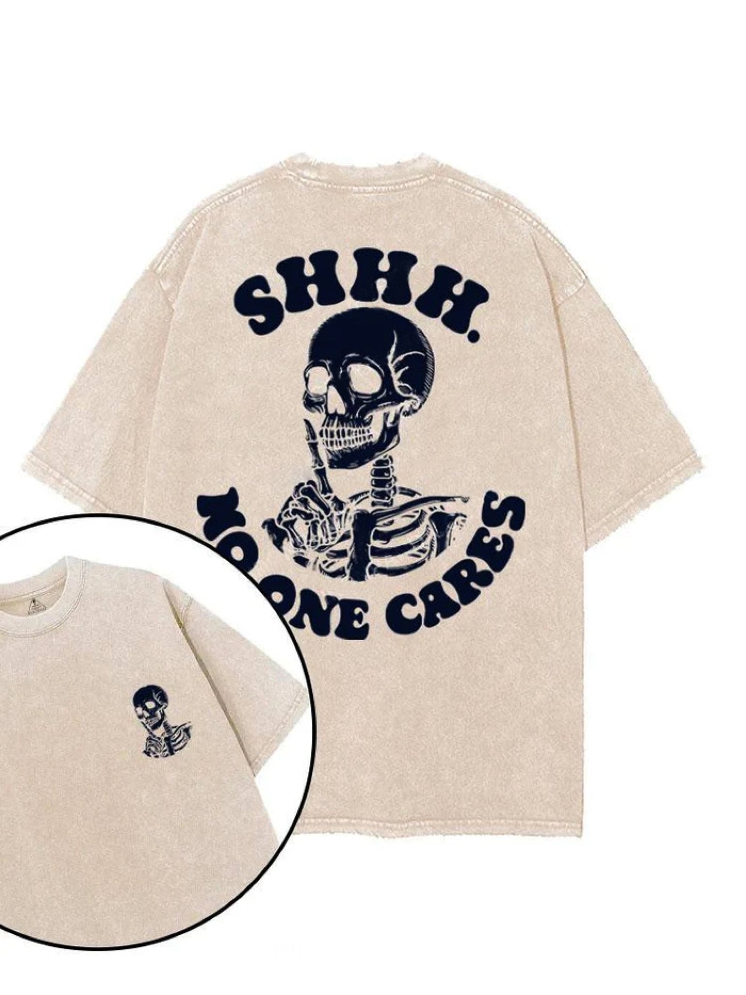 SHHH. NO ONE CARES T - SHIRT - Ironfit
