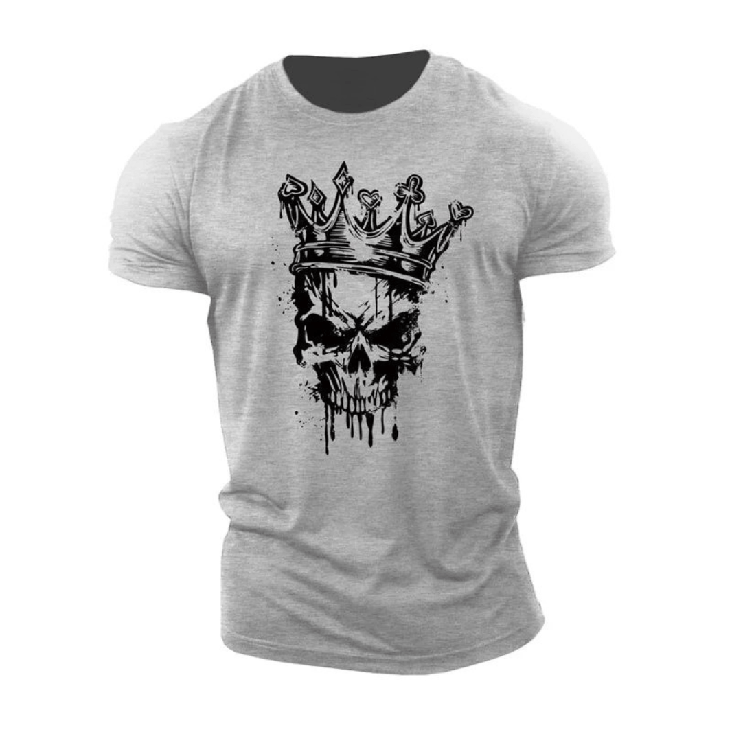 Skeleton Grafik T-Shirt - Gymfit