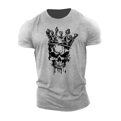 Skeleton Grafik T-Shirt - Gymfit