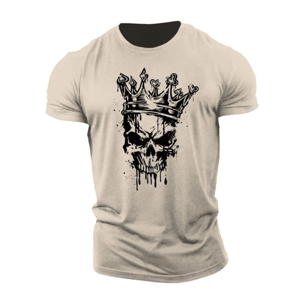 Skeleton Grafik T-Shirt - Gymfit