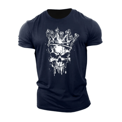 Skeleton Grafik T-Shirt - Gymfit