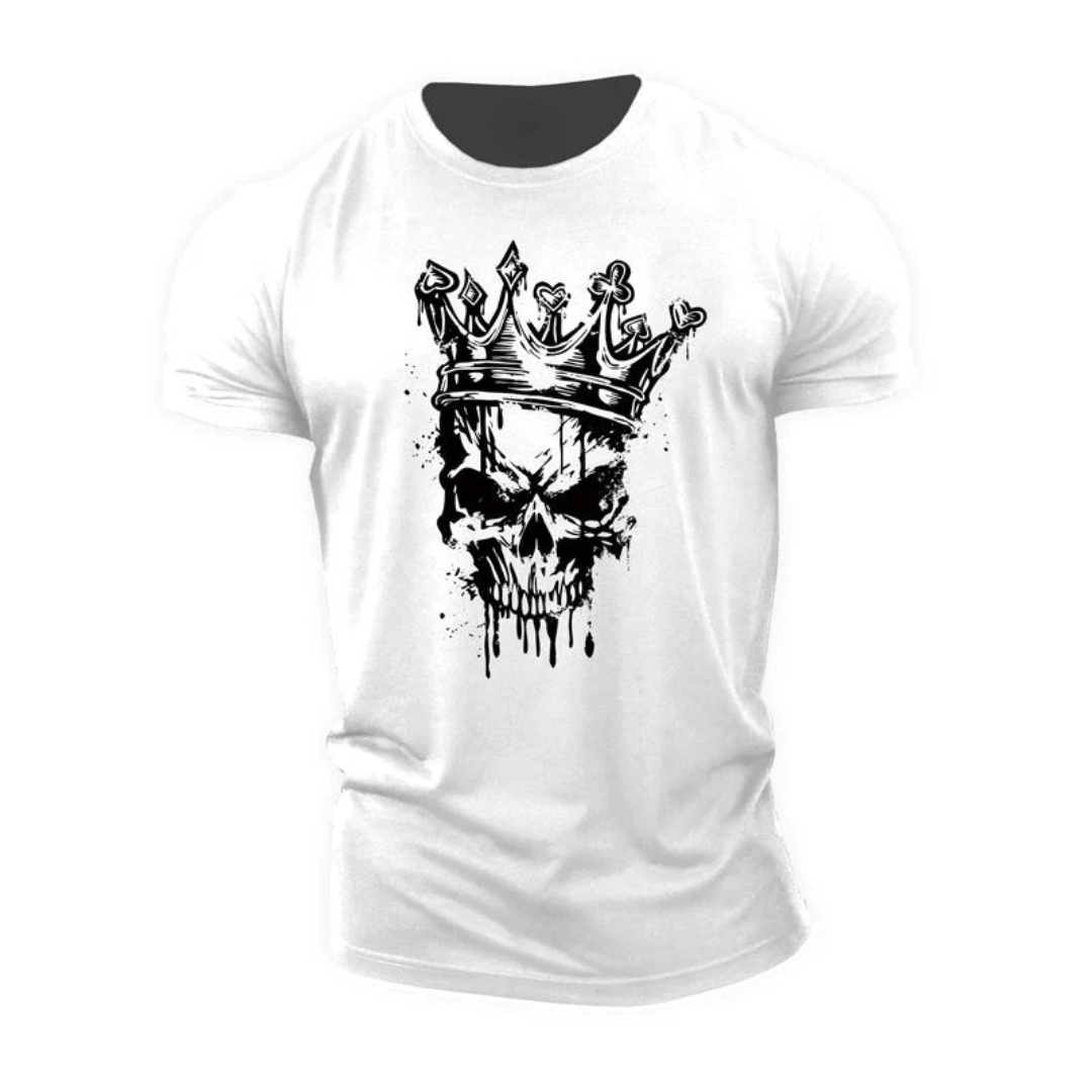 Skeleton Grafik T-Shirt - Gymfit