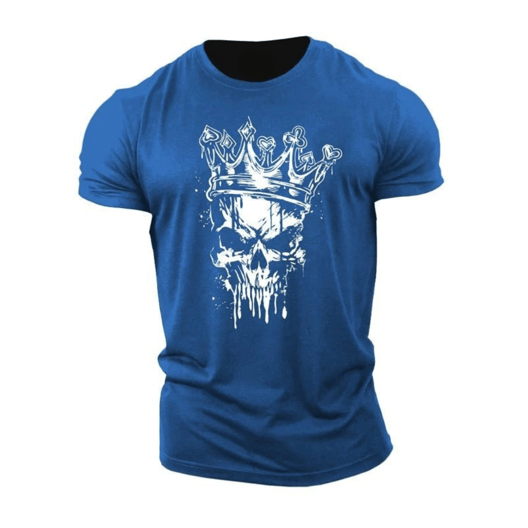 Skeleton Grafik T-Shirt - Gymfit