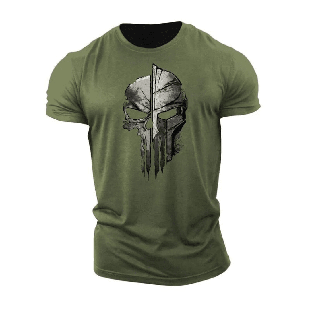 Skeleton Spartan Graphic T-shirt - Ironfit