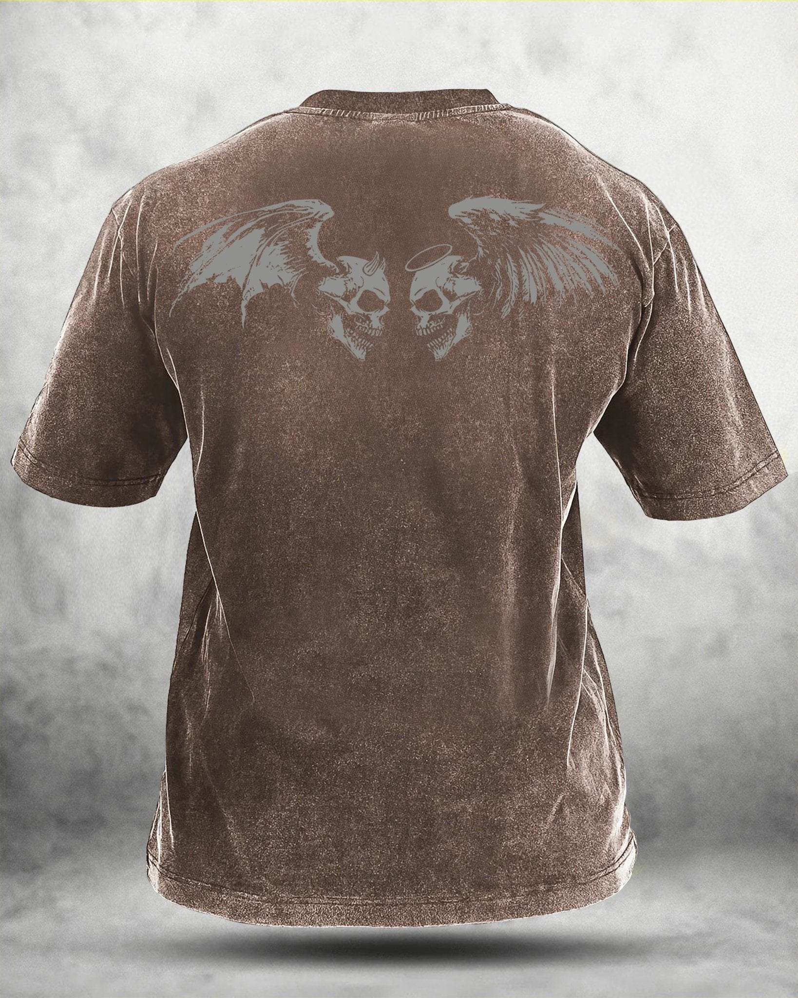 SKUL WING WASHED T - SHIRT - Ironfit