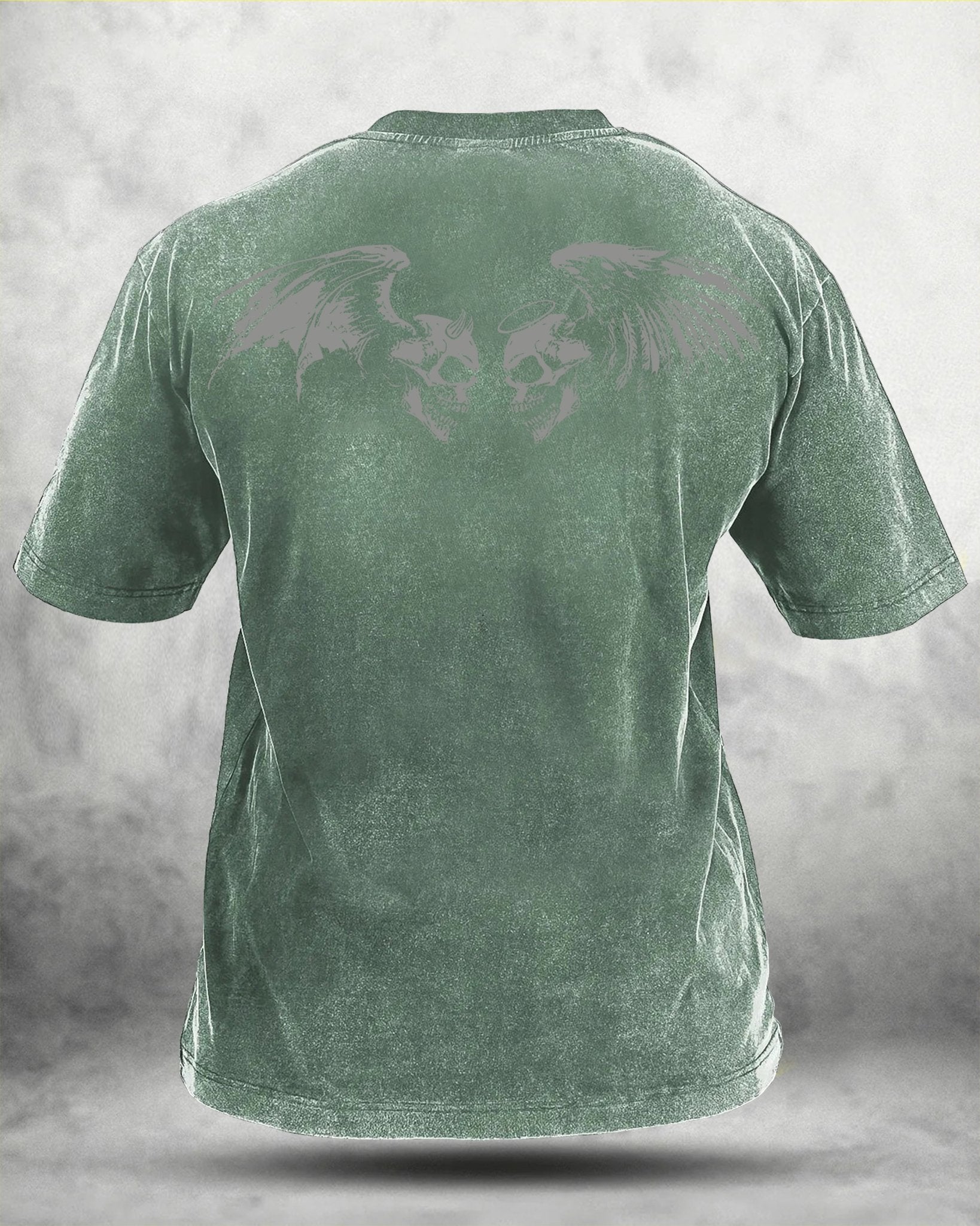 SKUL WING WASHED T - SHIRT - Ironfit