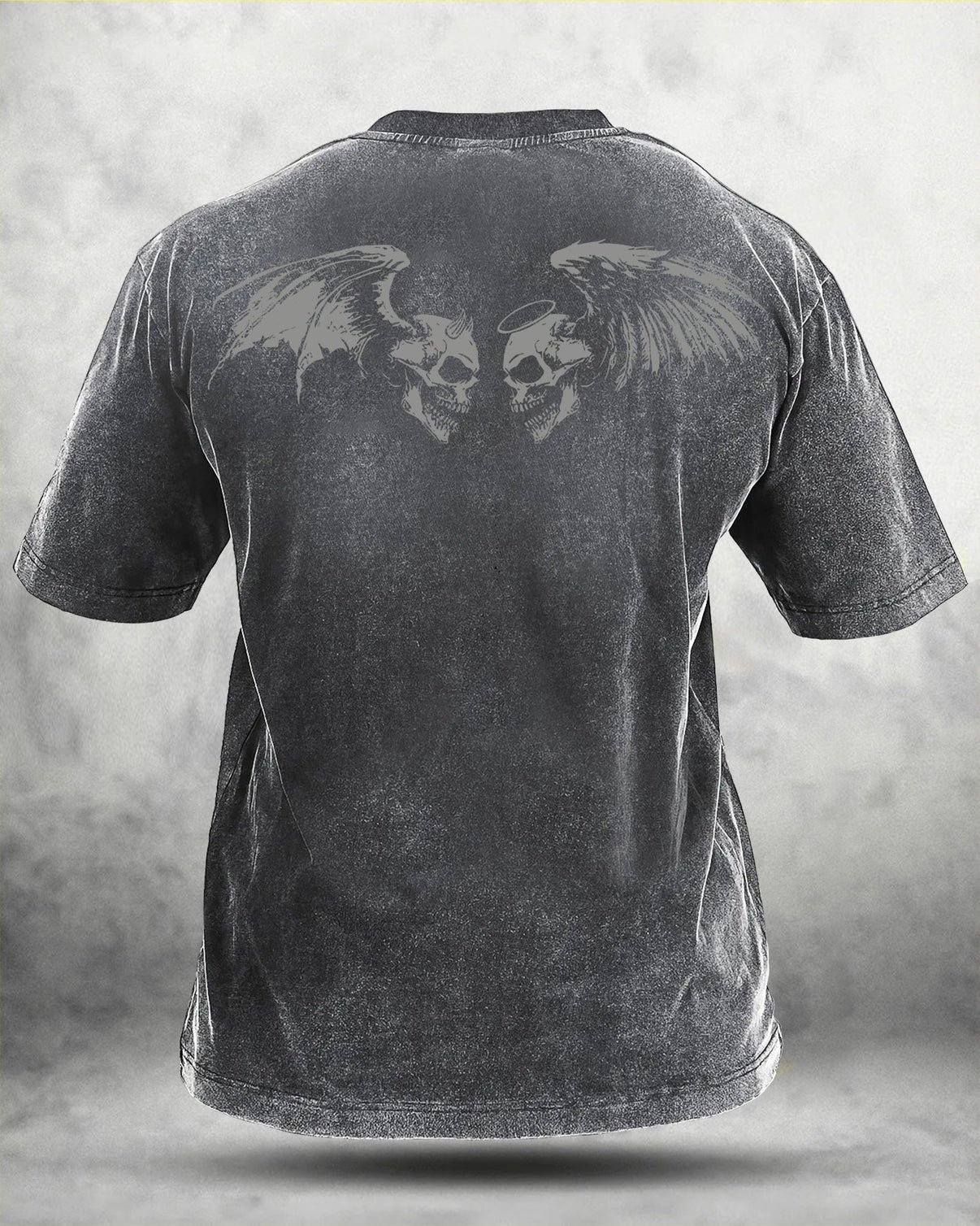SKUL WING WASHED T - SHIRT - Ironfit