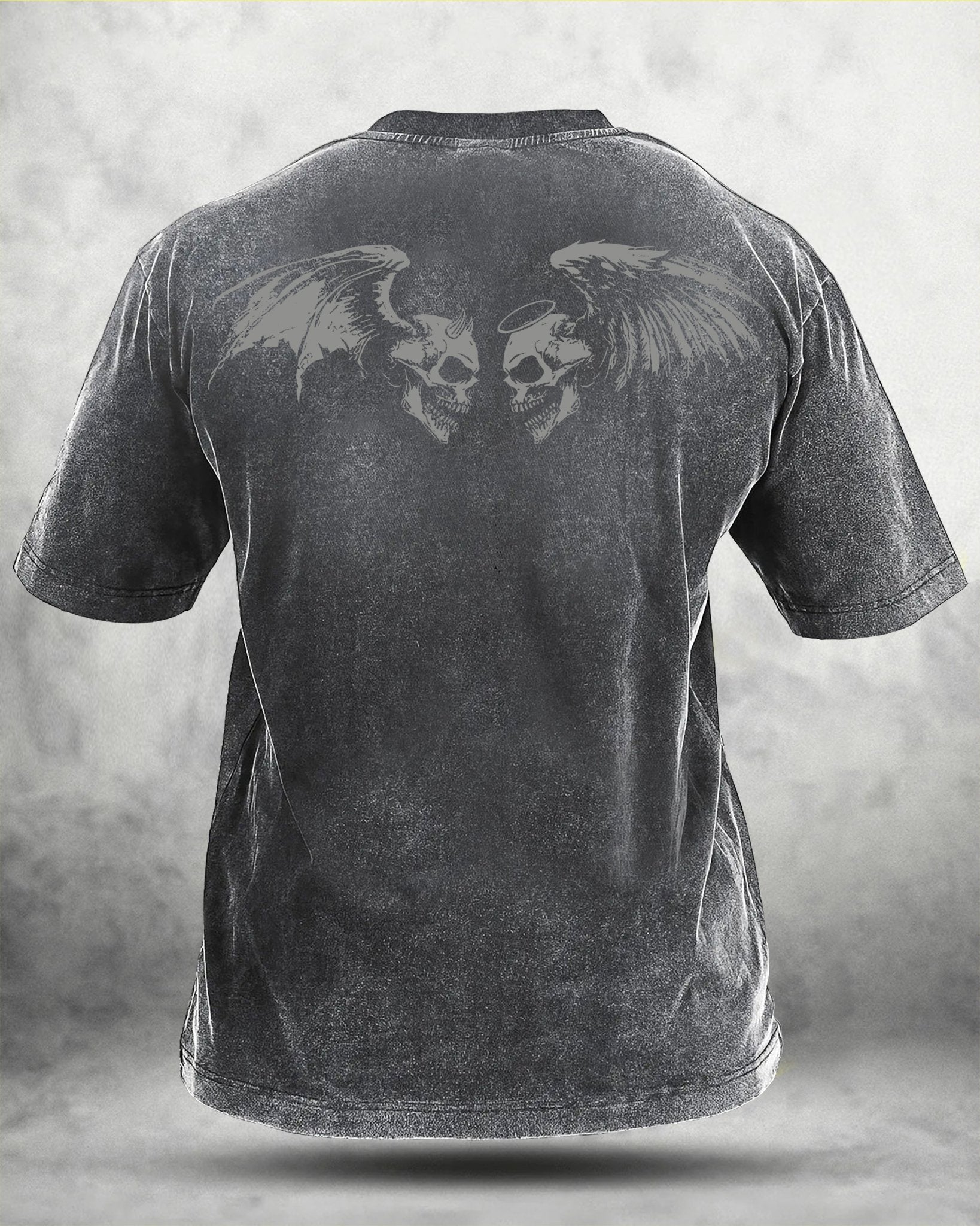 SKUL WING WASHED T - SHIRT - Ironfit