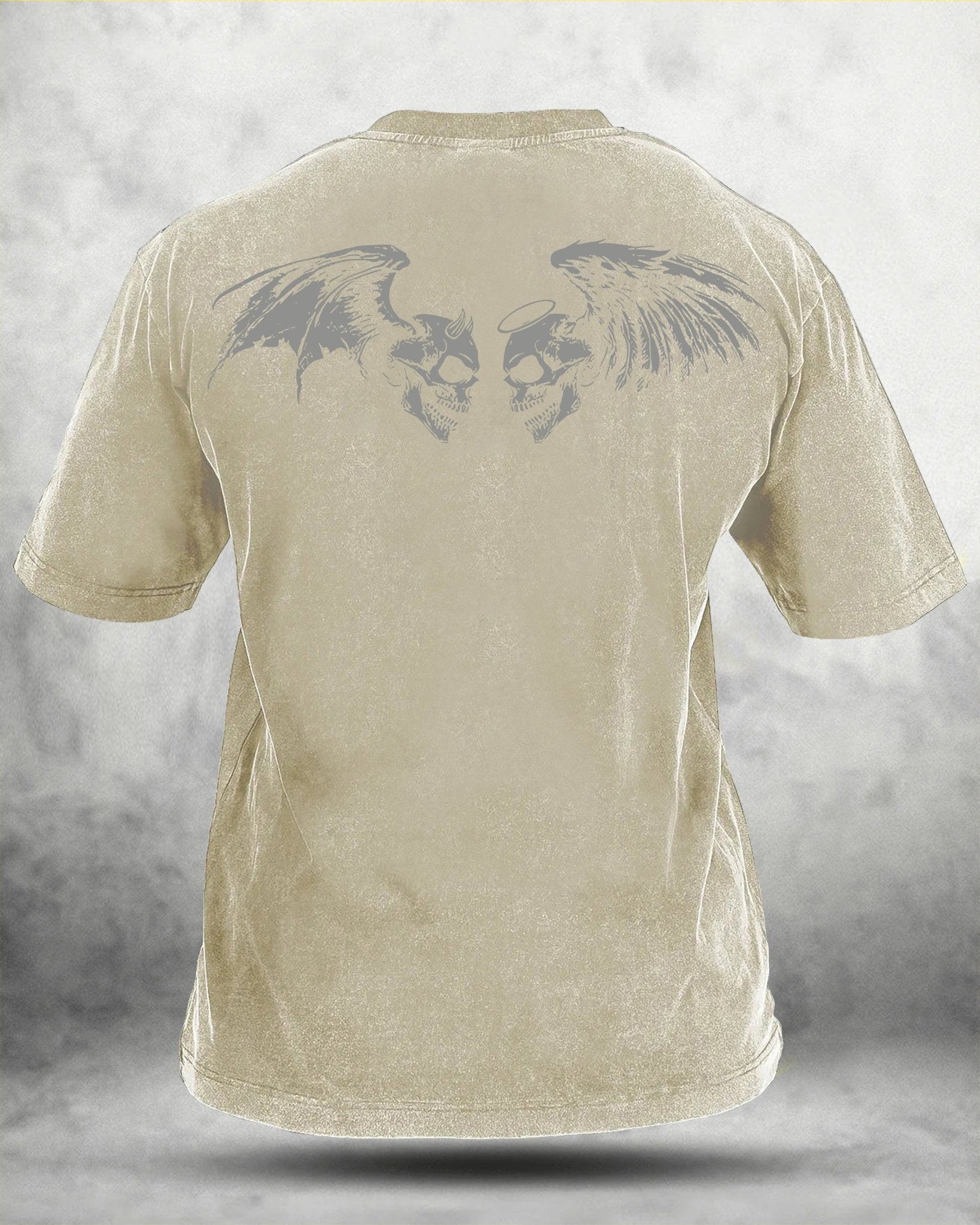 SKUL WING WASHED T - SHIRT - Ironfit