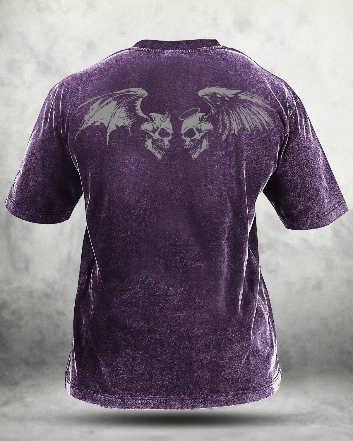 SKUL WING WASHED T - SHIRT - Ironfit