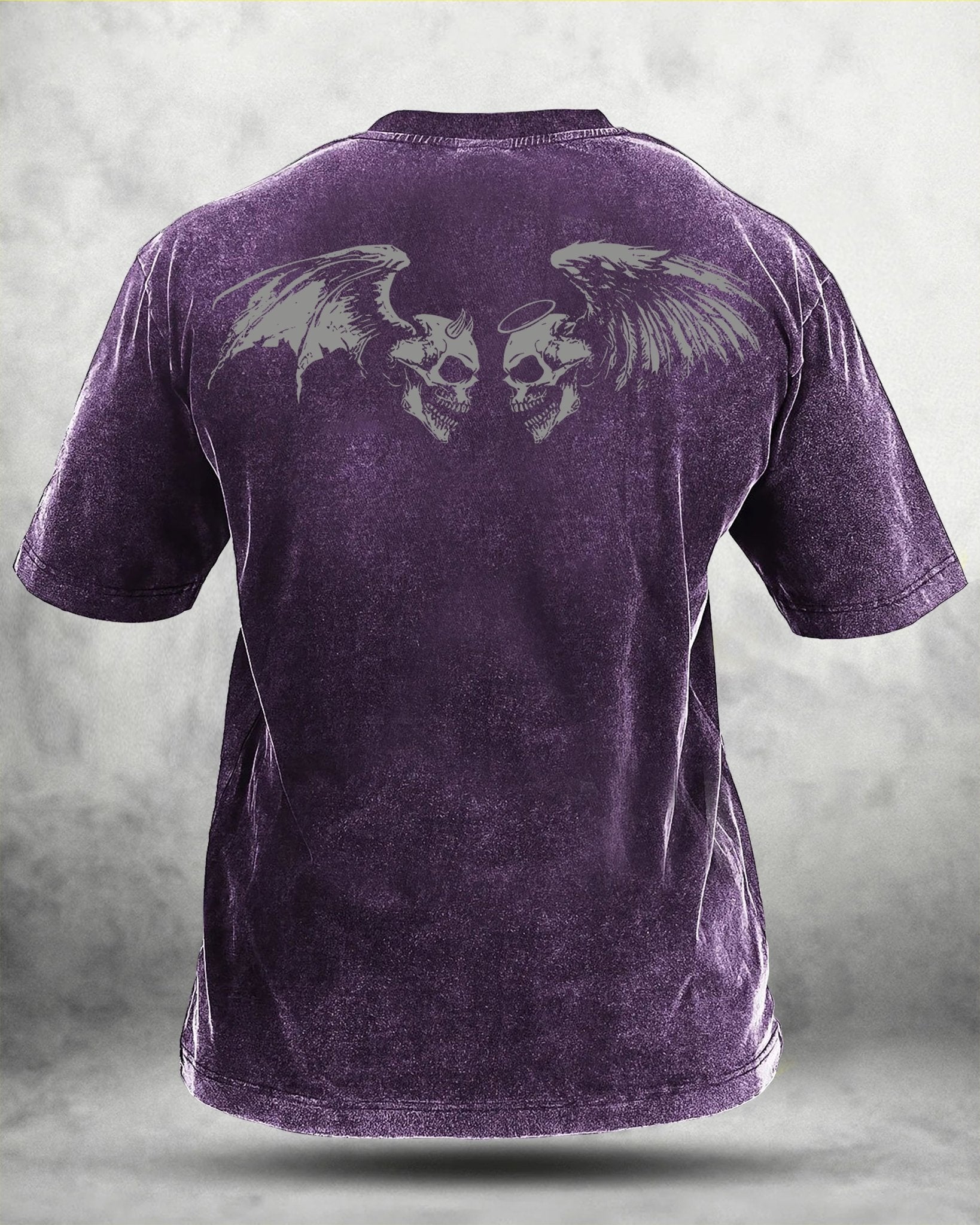 SKUL WING WASHED T - SHIRT - Ironfit