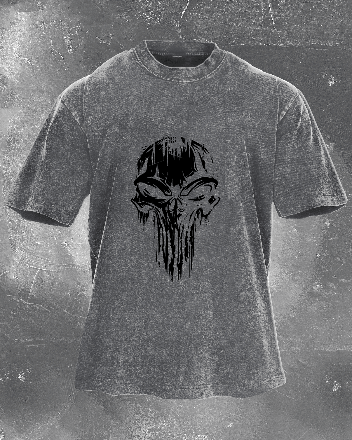 SKULL WASHED T - SHIRT - Ironfit