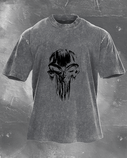 SKULL WASHED T - SHIRT - Ironfit