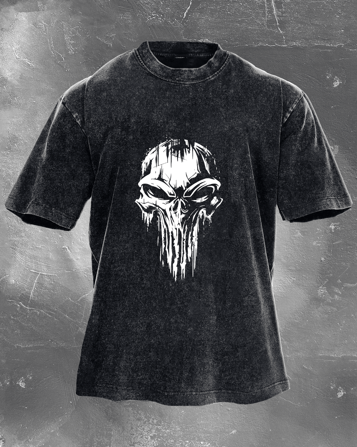 SKULL WASHED T - SHIRT - Ironfit