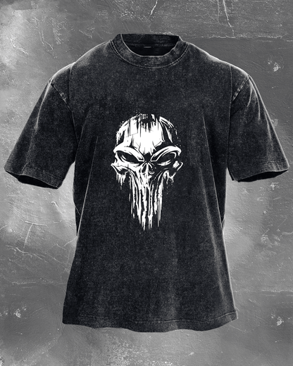 SKULL WASHED T - SHIRT - Ironfit