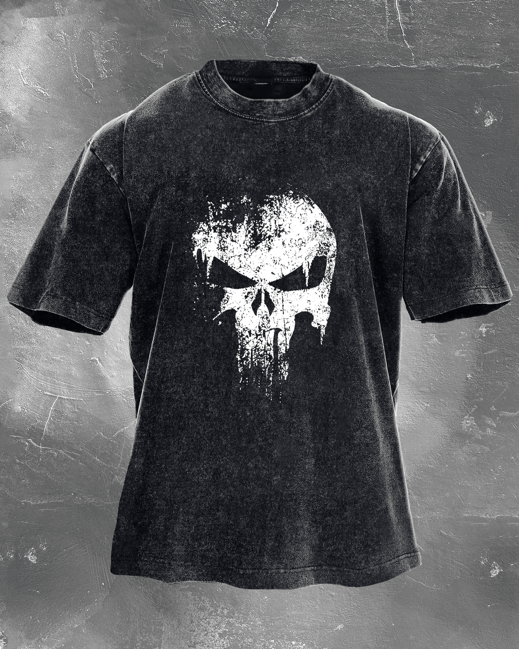 SKULL WASHED T - SHIRT - Ironfit