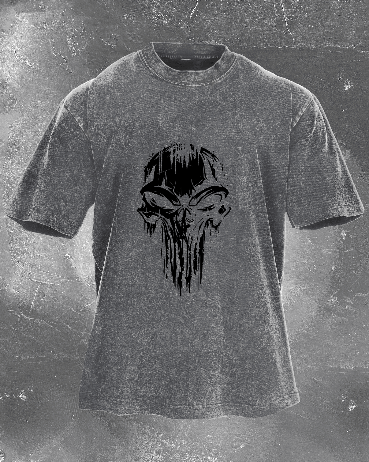 SKULL WASHED T - SHIRT - Ironfit