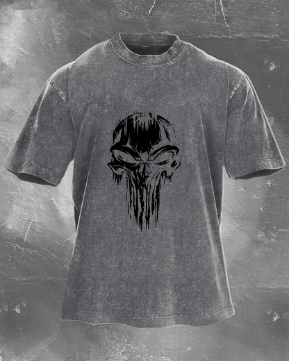 SKULL WASHED T - SHIRT - Ironfit