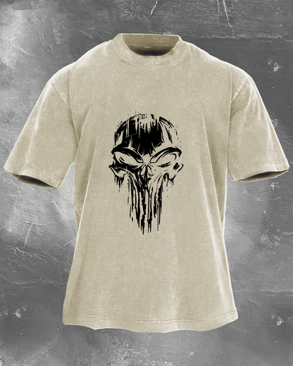 SKULL WASHED T - SHIRT - Ironfit