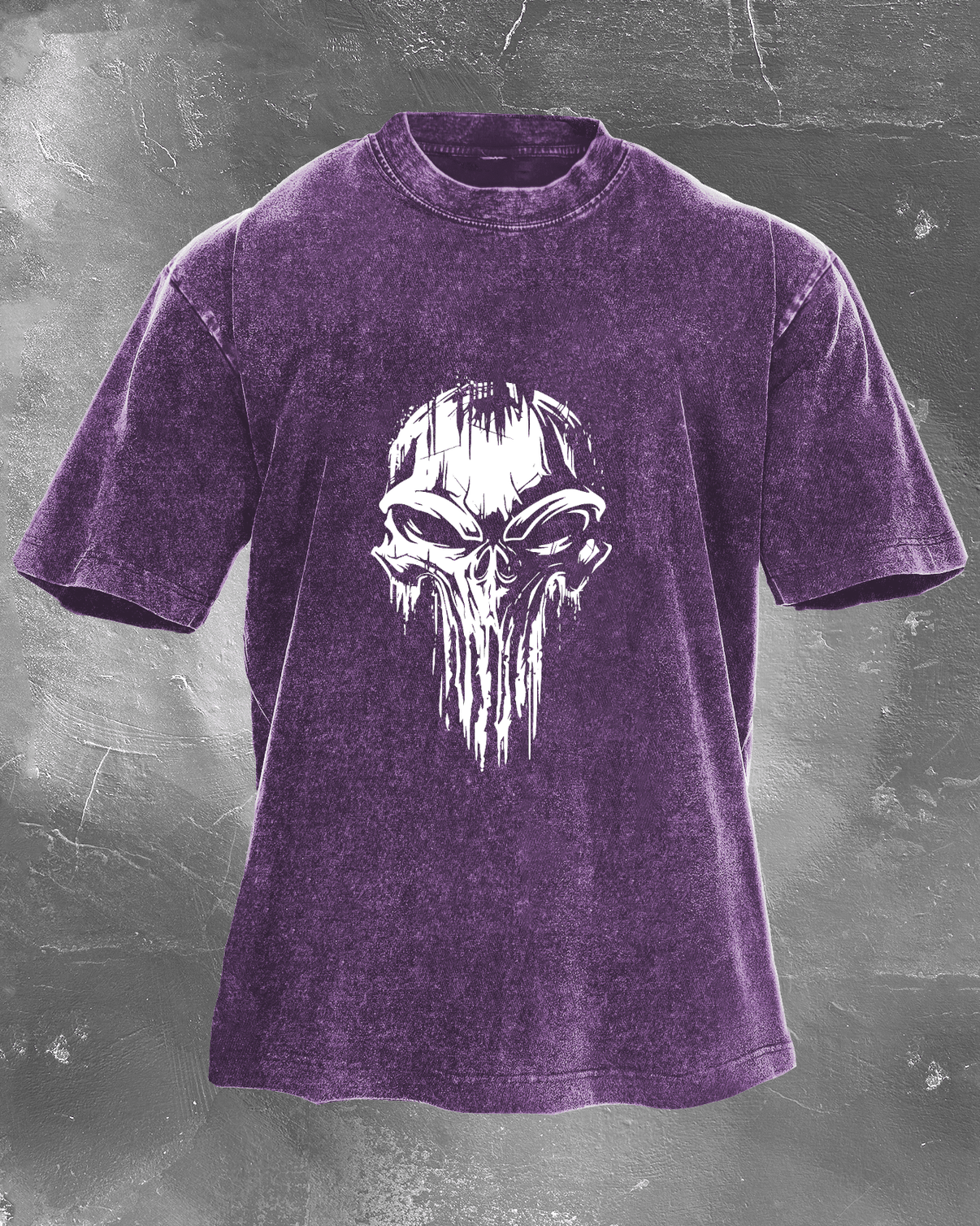SKULL WASHED T - SHIRT - Ironfit