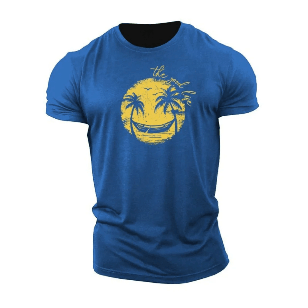 Smiley Palm Tree T-Shirt - Ironfit