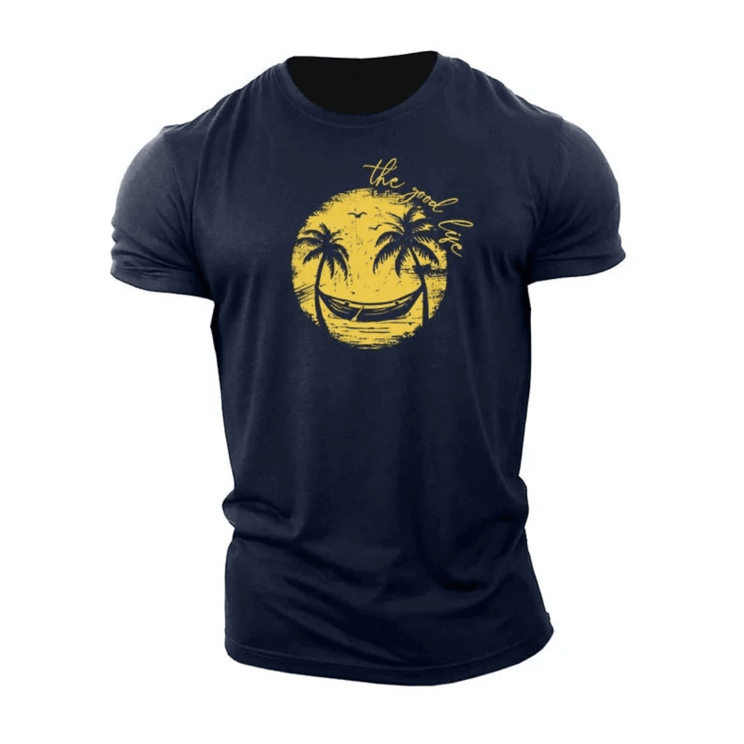Smiley Palm Tree T-Shirt - Ironfit