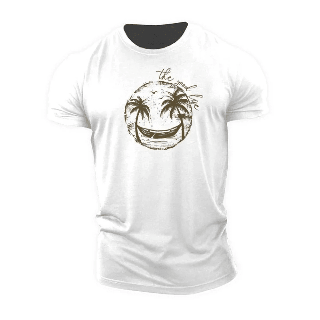 Smiley Palm Tree T-Shirt - Ironfit