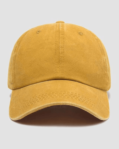 Solid Color Without Printing Washed Cap - Ironfit