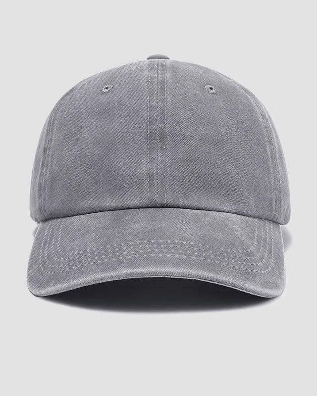 Solid Color Without Printing Washed Cap - Ironfit
