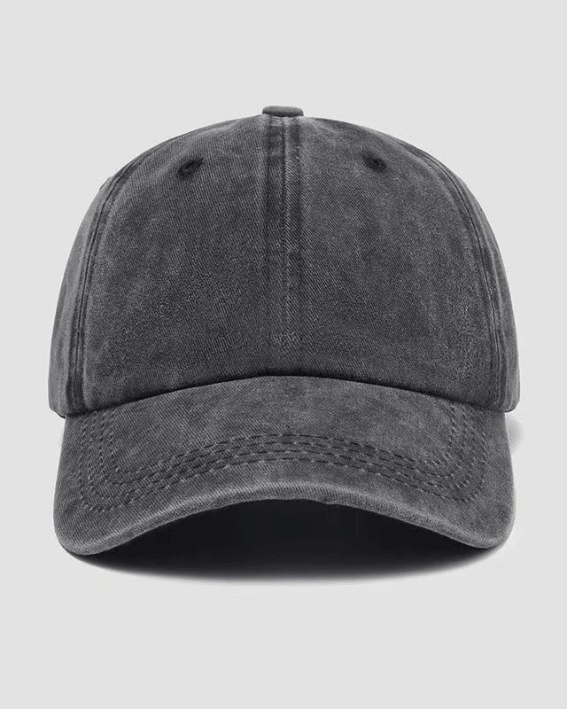 Solid Color Without Printing Washed Cap - Ironfit