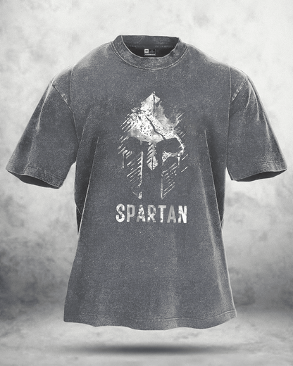 SPARTAN FADED WASHED T - SHIRT - Ironfit