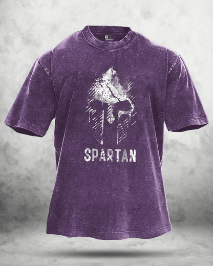 SPARTAN FADED WASHED T - SHIRT - Ironfit