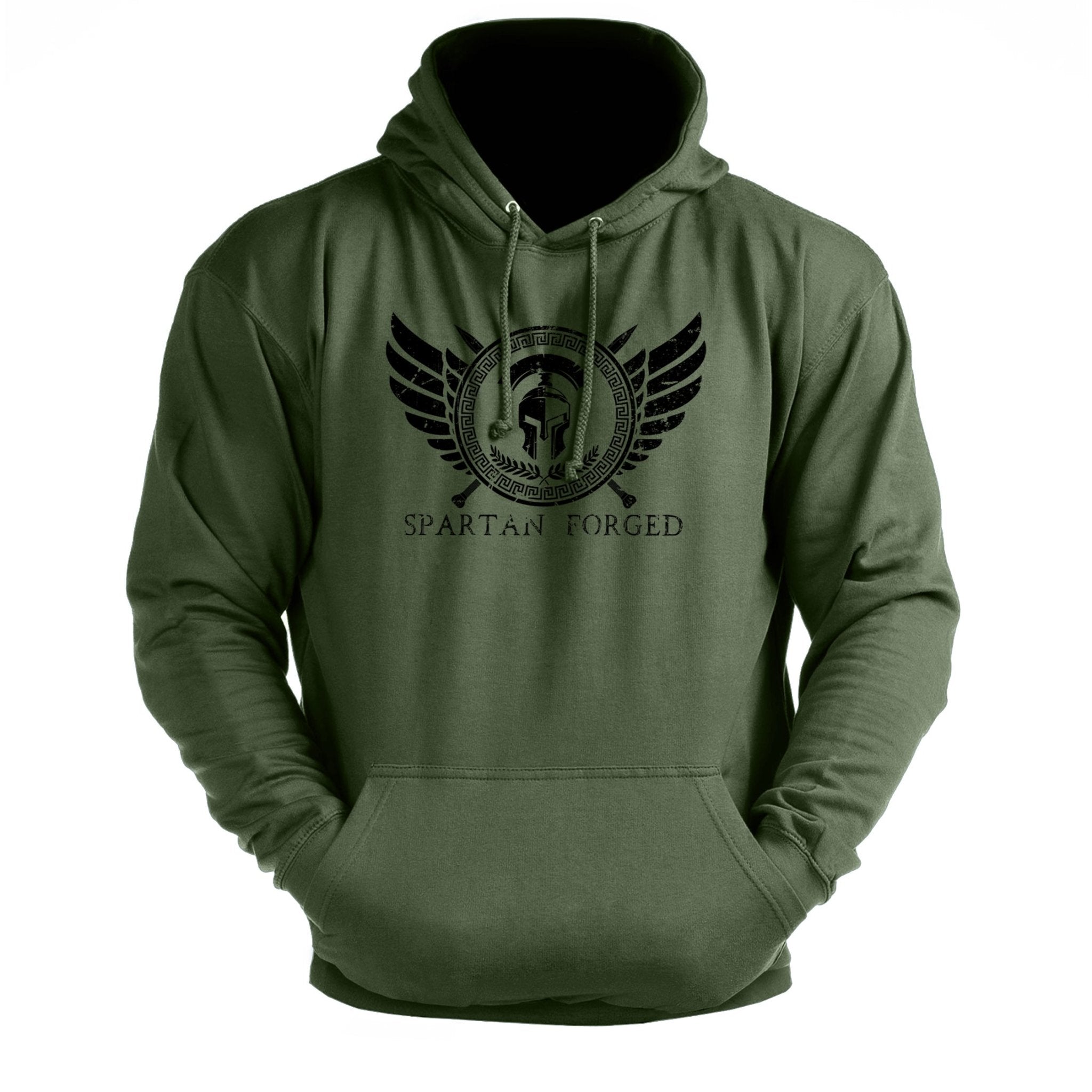 Spartan Forged Chest Emblem Hoodie - Ironfit
