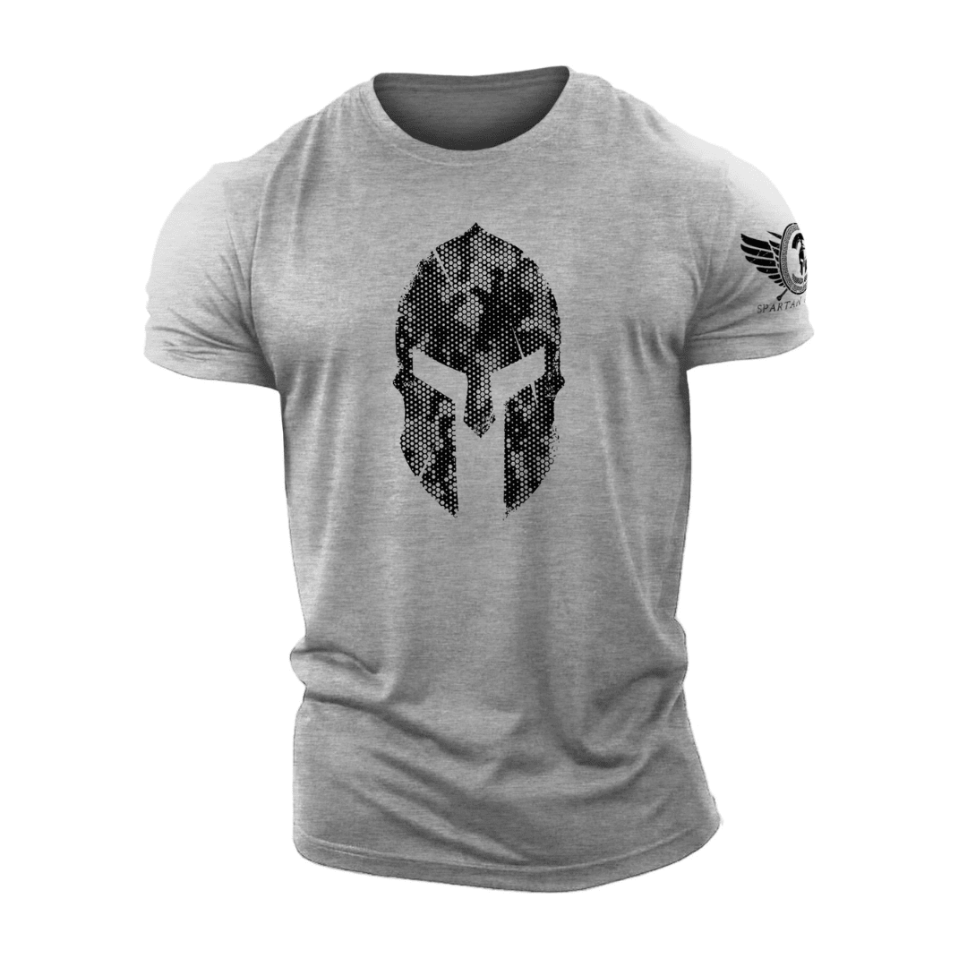 Spartan Helmet Camo T-Shirt - Ironfit