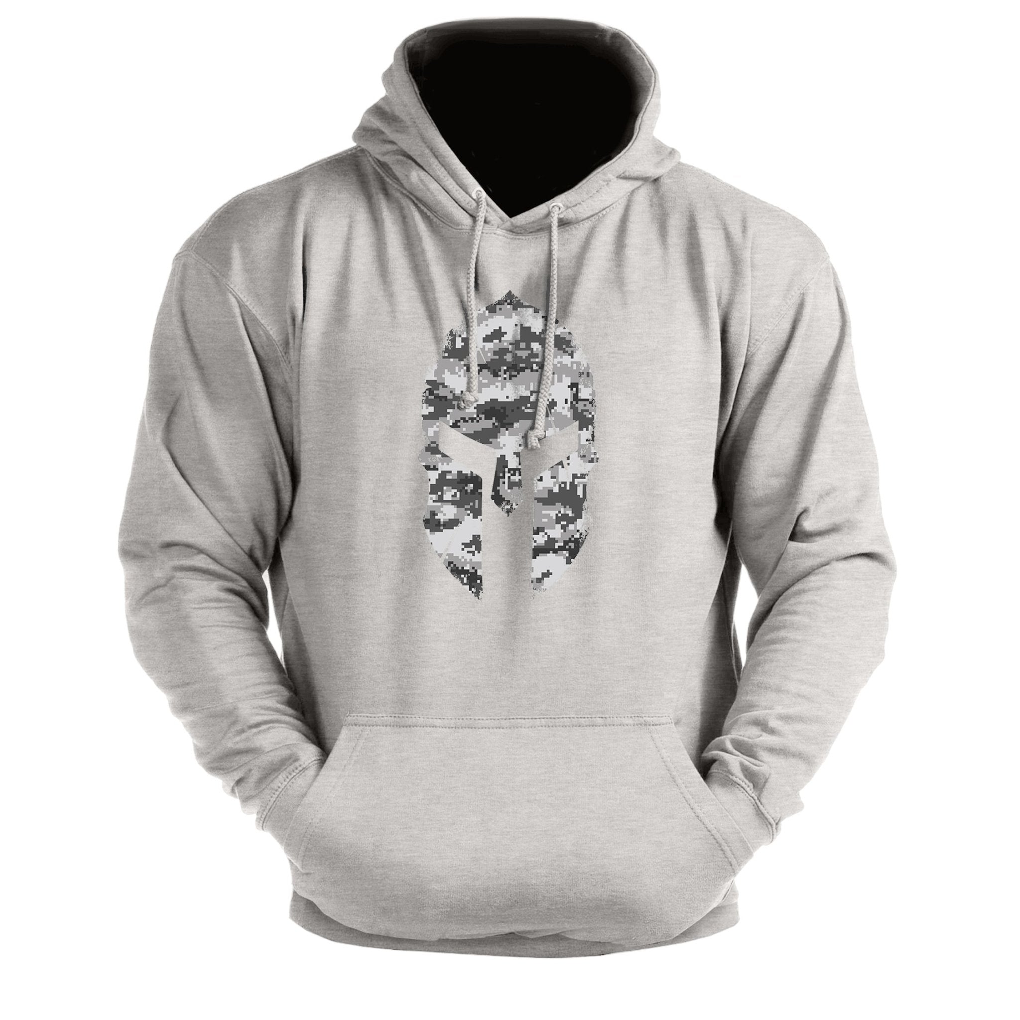 Spartan Helmet Winter Camo Hoodie - Ironfit