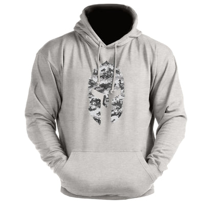 Spartan Helmet Winter Camo Hoodie - Ironfit