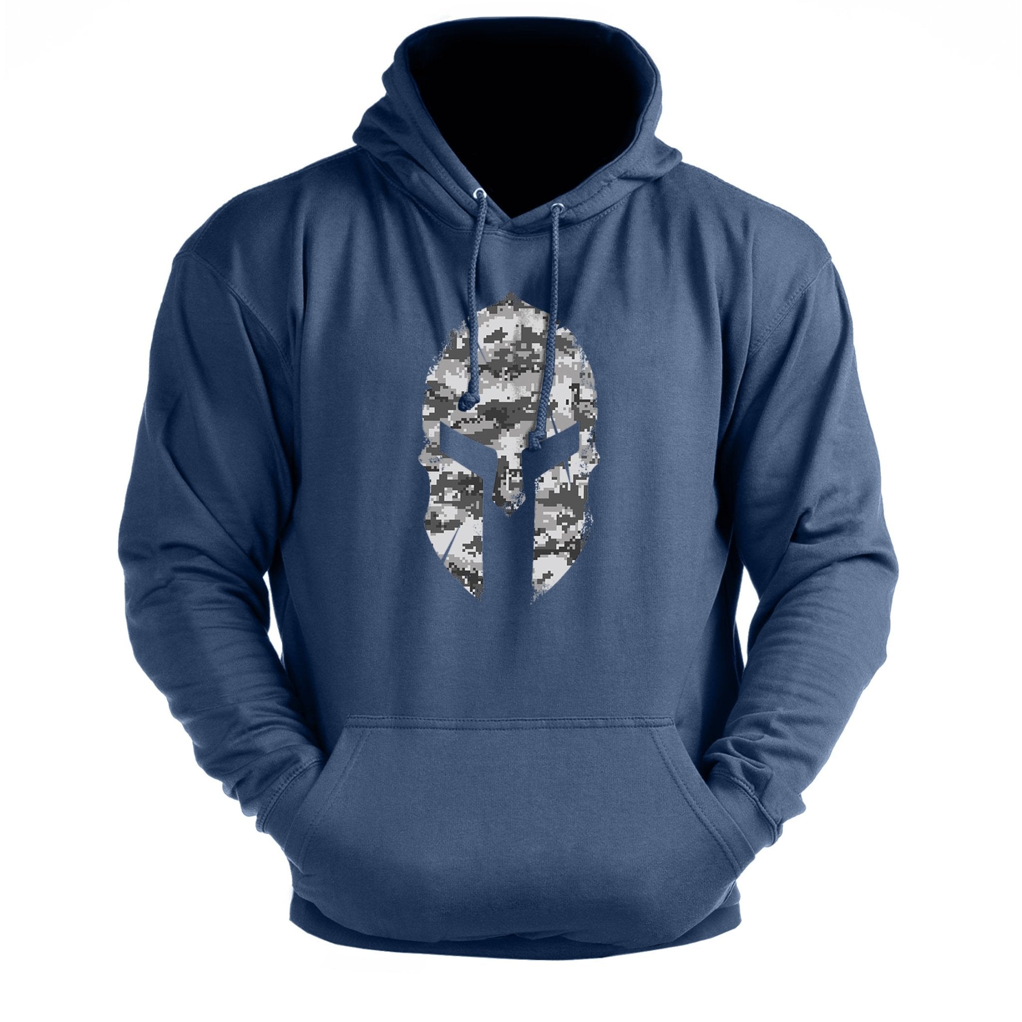 Spartan Helmet Winter Camo Hoodie - Ironfit
