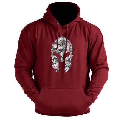 Spartan Helmet Winter Camo Hoodie - Ironfit