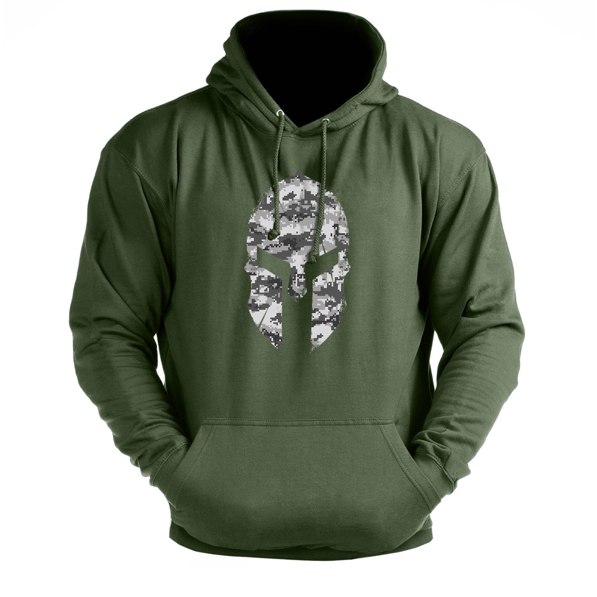 Spartan Helmet Winter Camo Hoodie - Ironfit