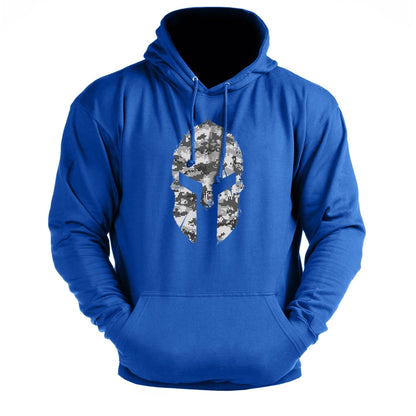 Spartan Helmet Winter Camo Hoodie - Ironfit