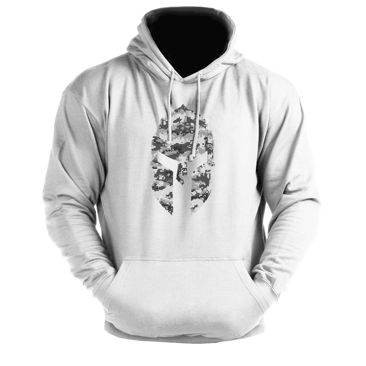 Spartan Helmet Winter Camo Hoodie - Ironfit