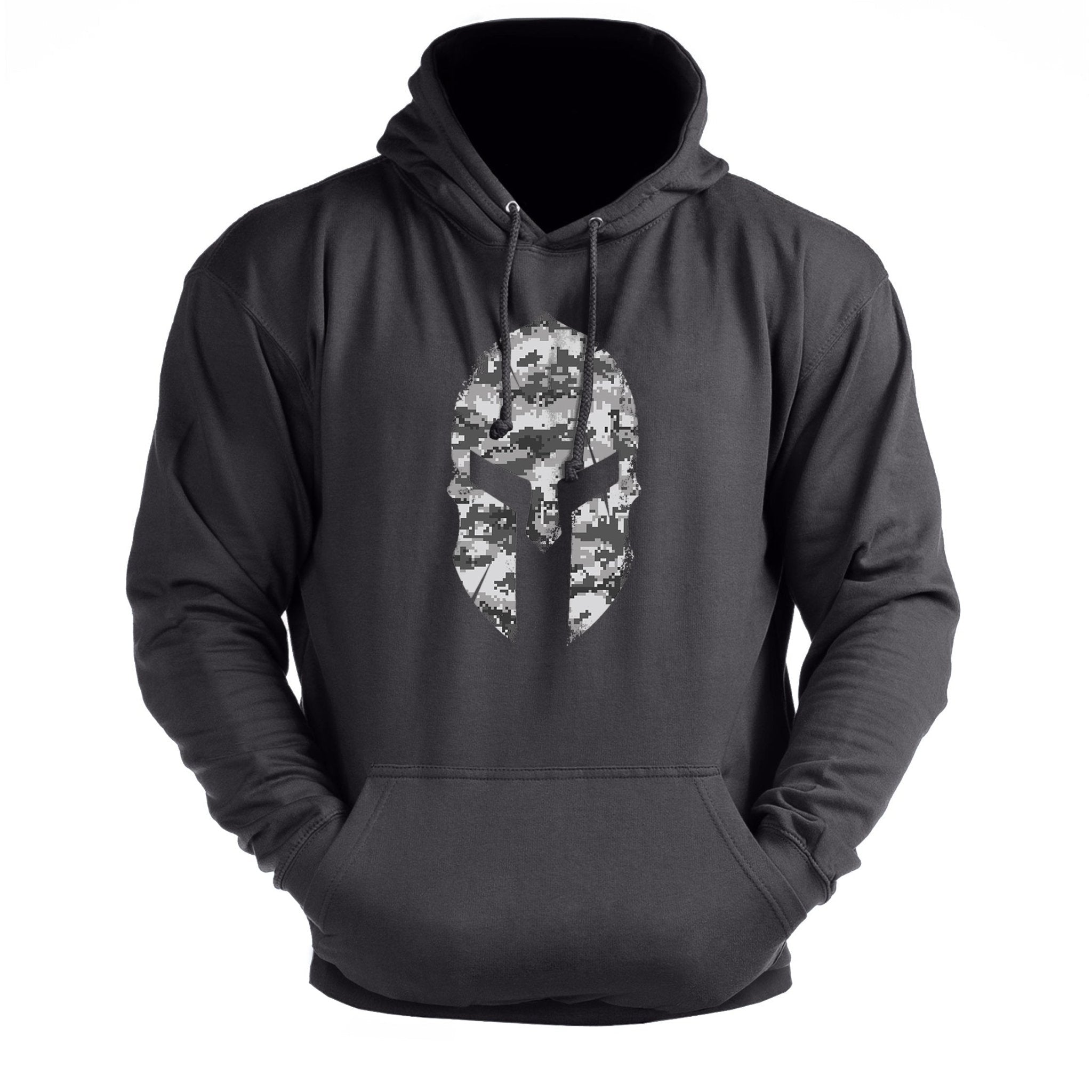 Spartan Helmet Winter Camo Hoodie - Ironfit