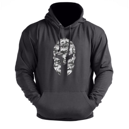 Spartan Helmet Winter Camo Hoodie - Ironfit
