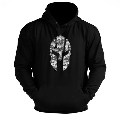 Spartan Helmet Winter Camo Hoodie - Ironfit