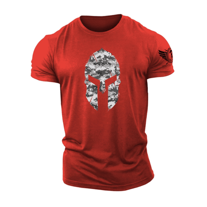 Spartan Helmet Winter Camo T-Shirt - Ironfit
