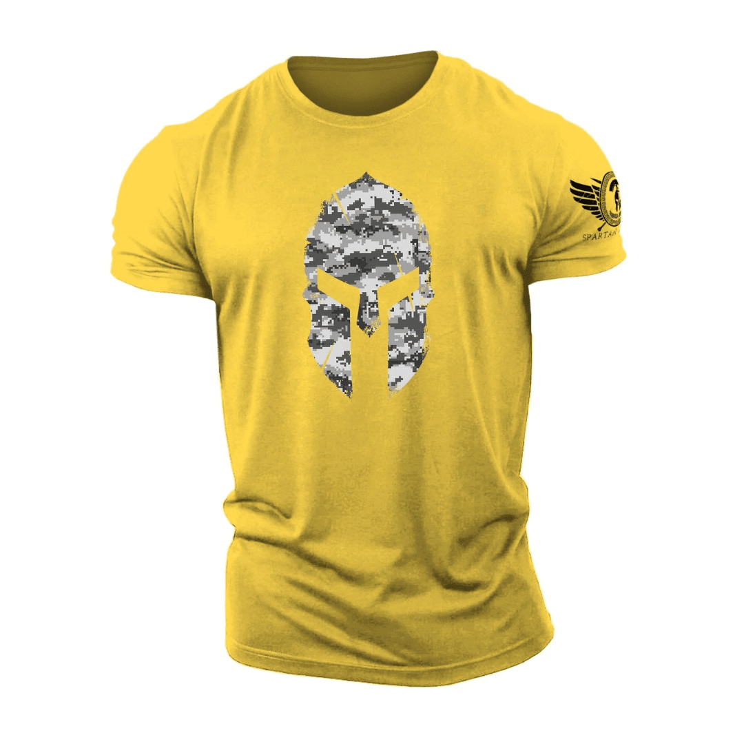 Spartan Helmet Winter Camo T-Shirt - Ironfit