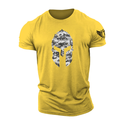Spartan Helmet Winter Camo T-Shirt - Ironfit