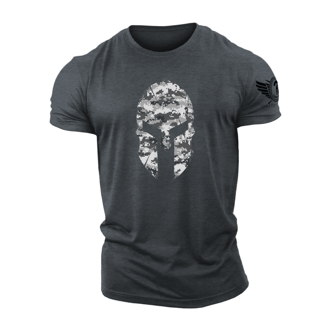Spartan Helmet Winter Camo T-Shirt - Ironfit