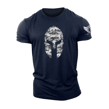 Spartan Helmet Winter Camo T-Shirt - Ironfit