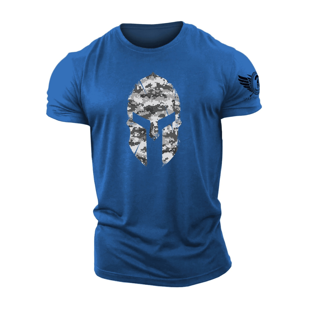 Spartan Helmet Winter Camo T-Shirt - Ironfit